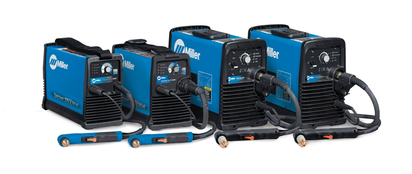 Explore our options of Plasma Cutters, capable of cutting steel, stainless steel and aluminum. Up to 1/2 inch thick.