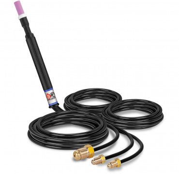 CK20 Water Cooled TIG Torch Kit Flex 250A 25' 3 - Pc Super - Flex CK20 - 25SF FX - Atlas Welding Supply