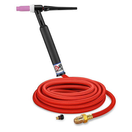CK26 Air Cooled TIG Torch Pkg 200A 25' 1 - Pc Super - Flex CK26 - 25 - RSF RG - Atlas Welding Supply