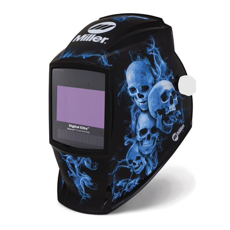 Miller Digital Elite Welding Helmet Blue Rage II, Clearlight 4x 296774 - Atlas Welding Supply