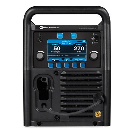 Miller Millermatic 355 MIG / Pulsed MIG Welder 208/240/460/575V - 907808 - Atlas Welding Supply