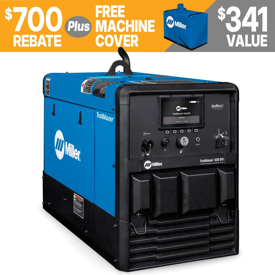 Miller Trailblazer 330 Welder / Generator (Kohler) EFI 907832 - Atlas Welding Supply
