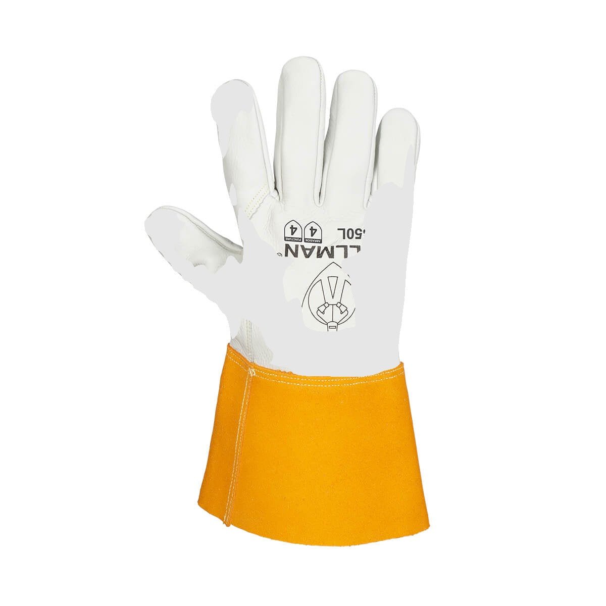 Tillman 1350 Cowhide MIG Gloves S, M, L, XL - Atlas Welding Supply