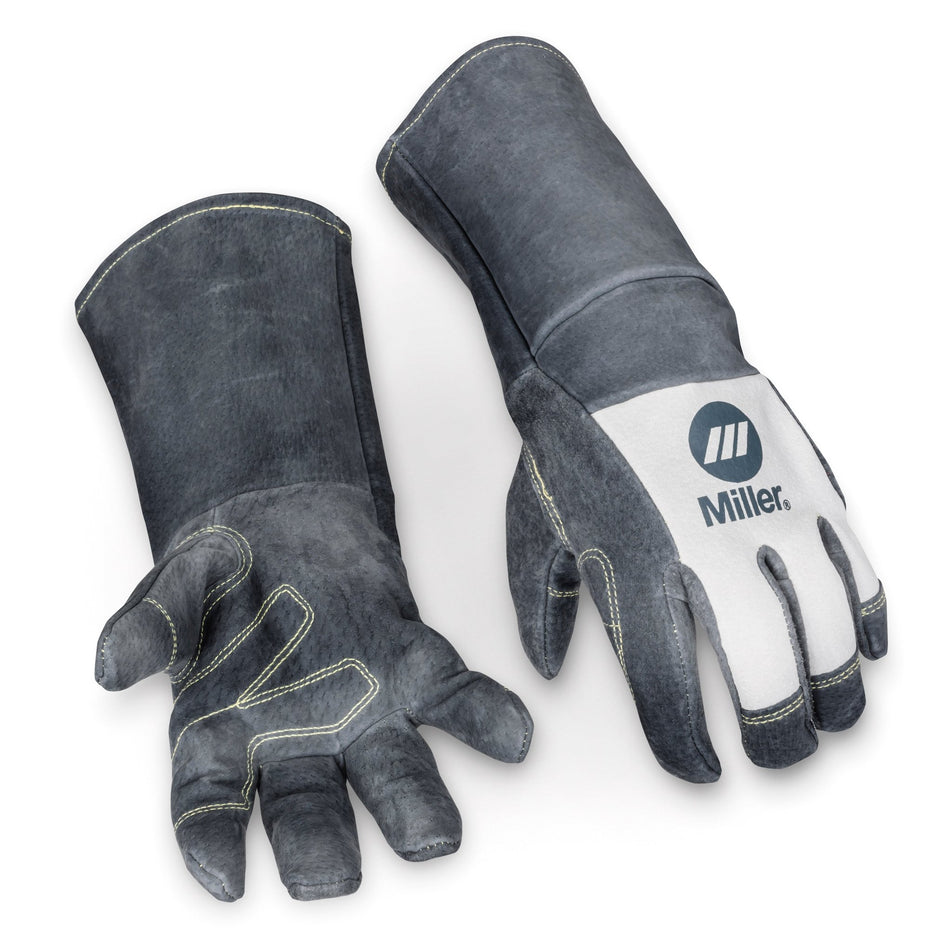 Miller Classic MIG Welding Gloves, Pig Split Leather, (pair) 279875, 279876 - Atlas Welding Supply