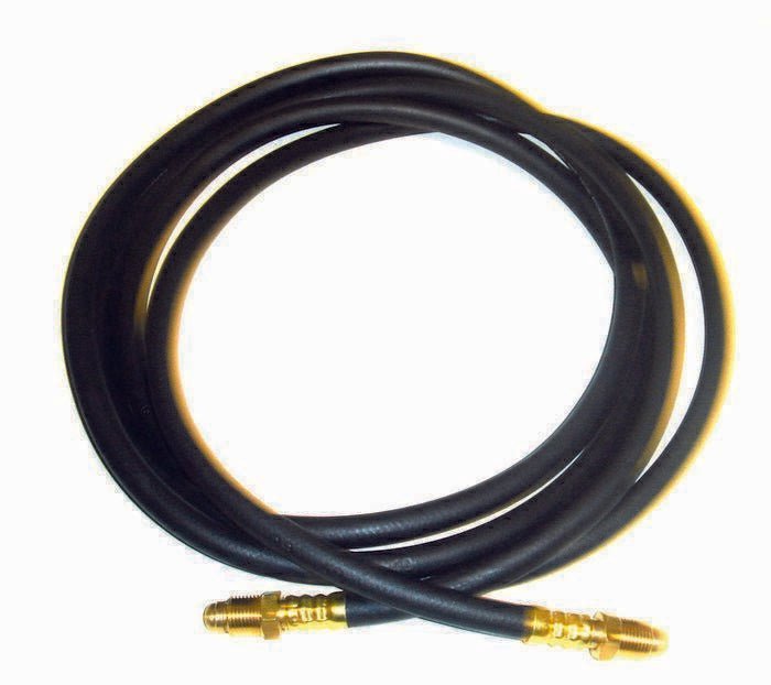 10 Ft. 1/4" Black Inert Argon Welding Hose Assembly - Atlas Welding Supply