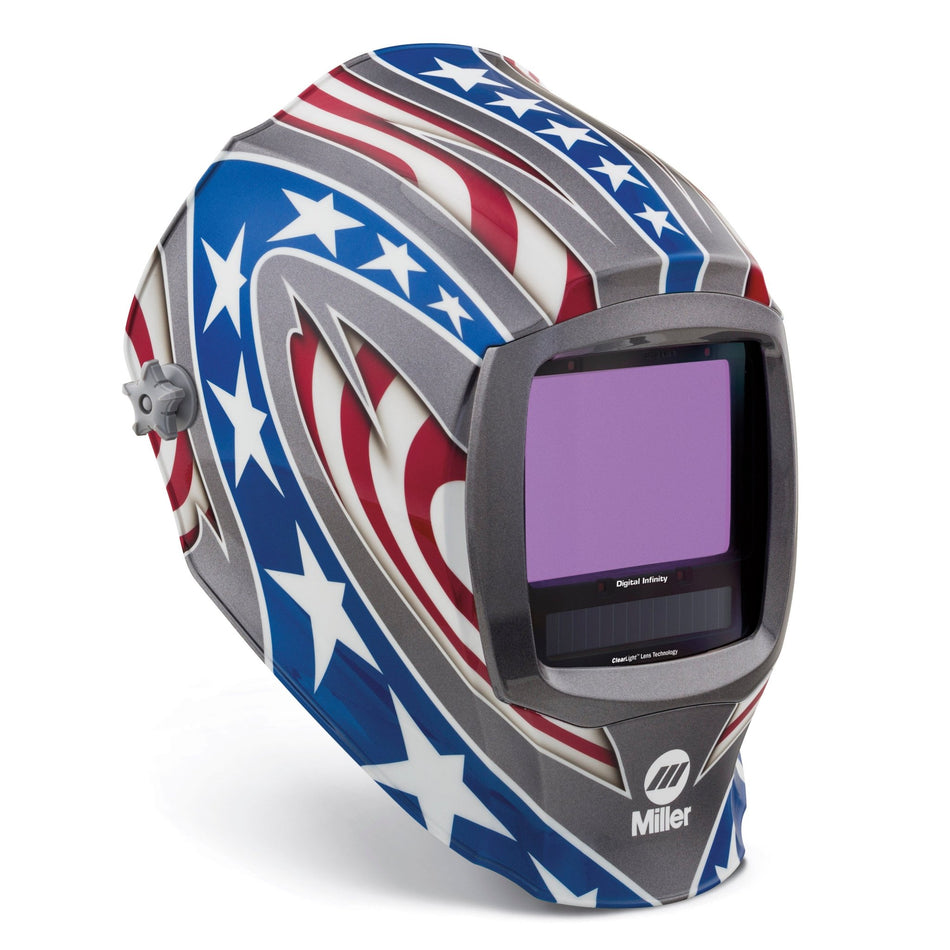 Miller Welding Helmet Digital Infinity, Stars & Stripes 288420 - Miller288420