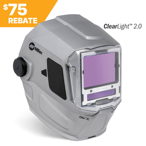 Miller T94i XL Auto Darkening Welding Helmet with Integrated Grinding 287768
