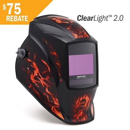 Miller Welding Helmet Digital Elite Inferno Clearlight 2.0 289762 - Miller289762