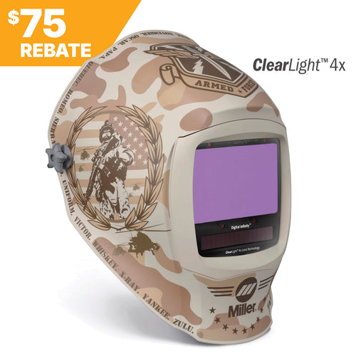 Miller Digital Infinity Welding Helmet Honor Clearlight 4.0 296785