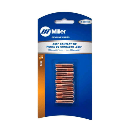 Miller 000068 Mig Welding Contact Tip .035" 10 pack - Miller000068