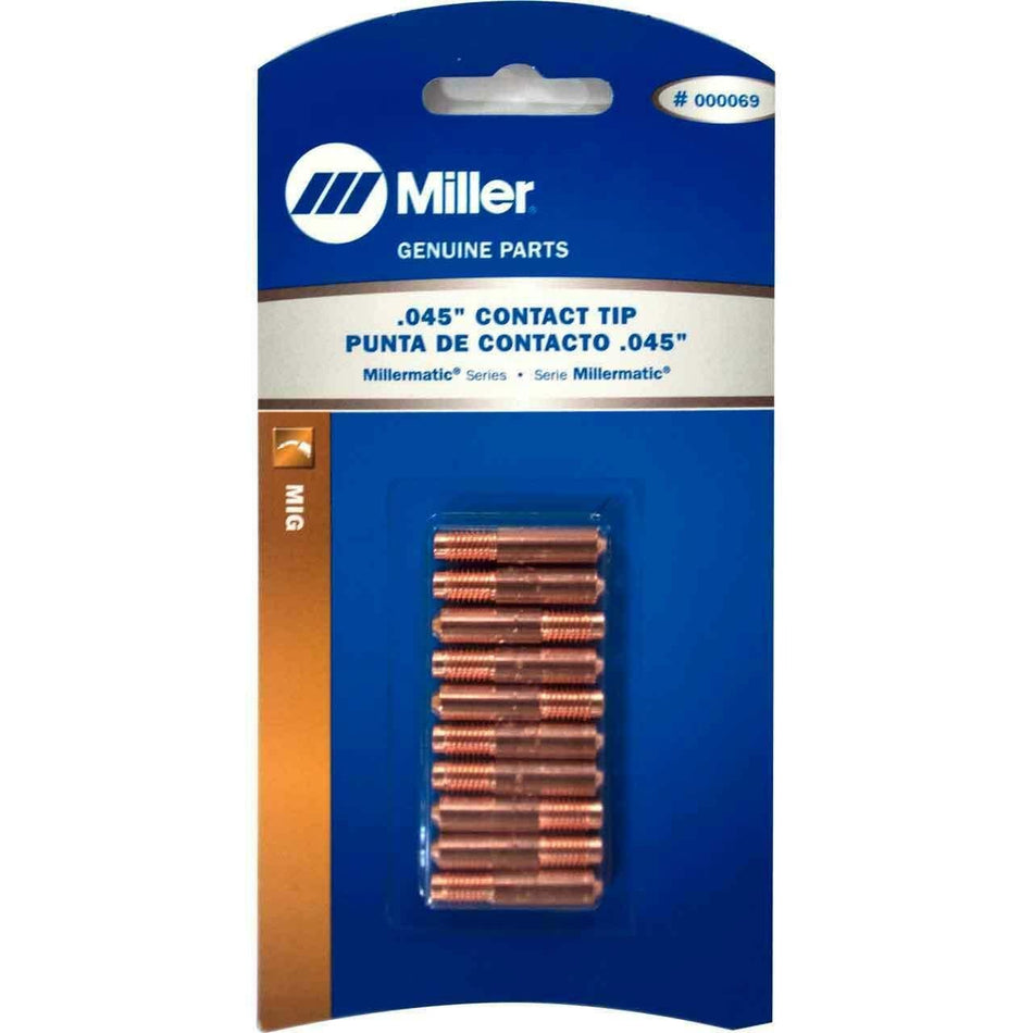 Miller 000069 Tip Contact Scr .045 10 pack - Miller000069