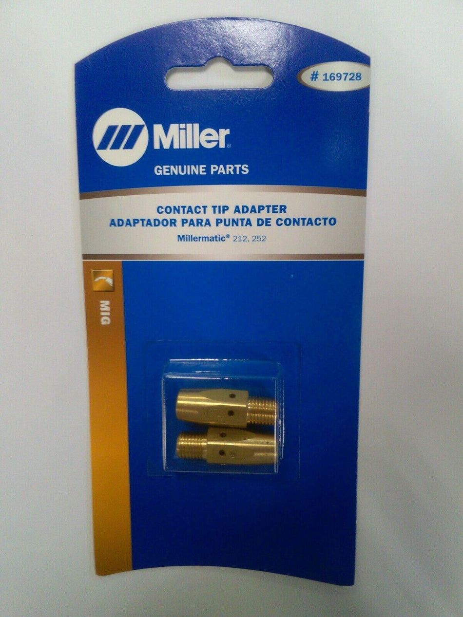 Miller 169728 Adapter Contact Tip 2 pack - Miller169728