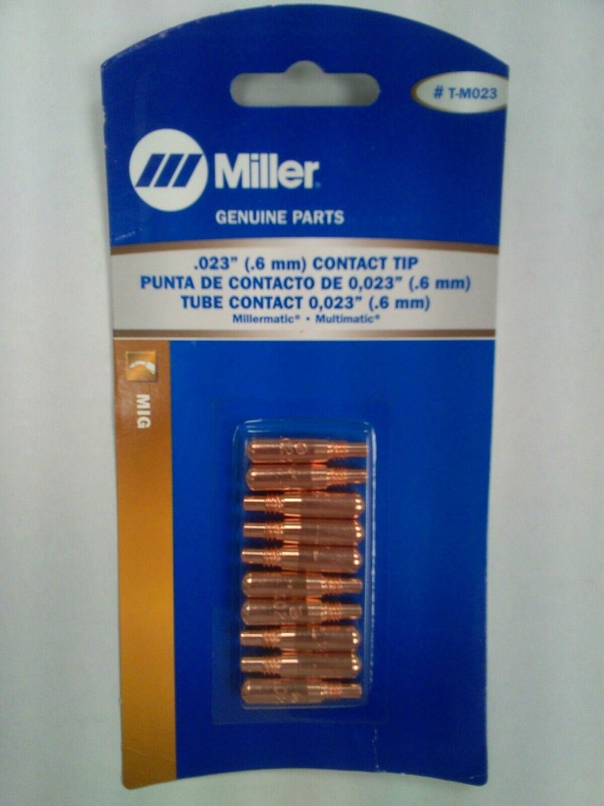 Miller T - M023 .023 MDX AccuLock Contact Tips for MDX MIG Gun - MillerT - M023