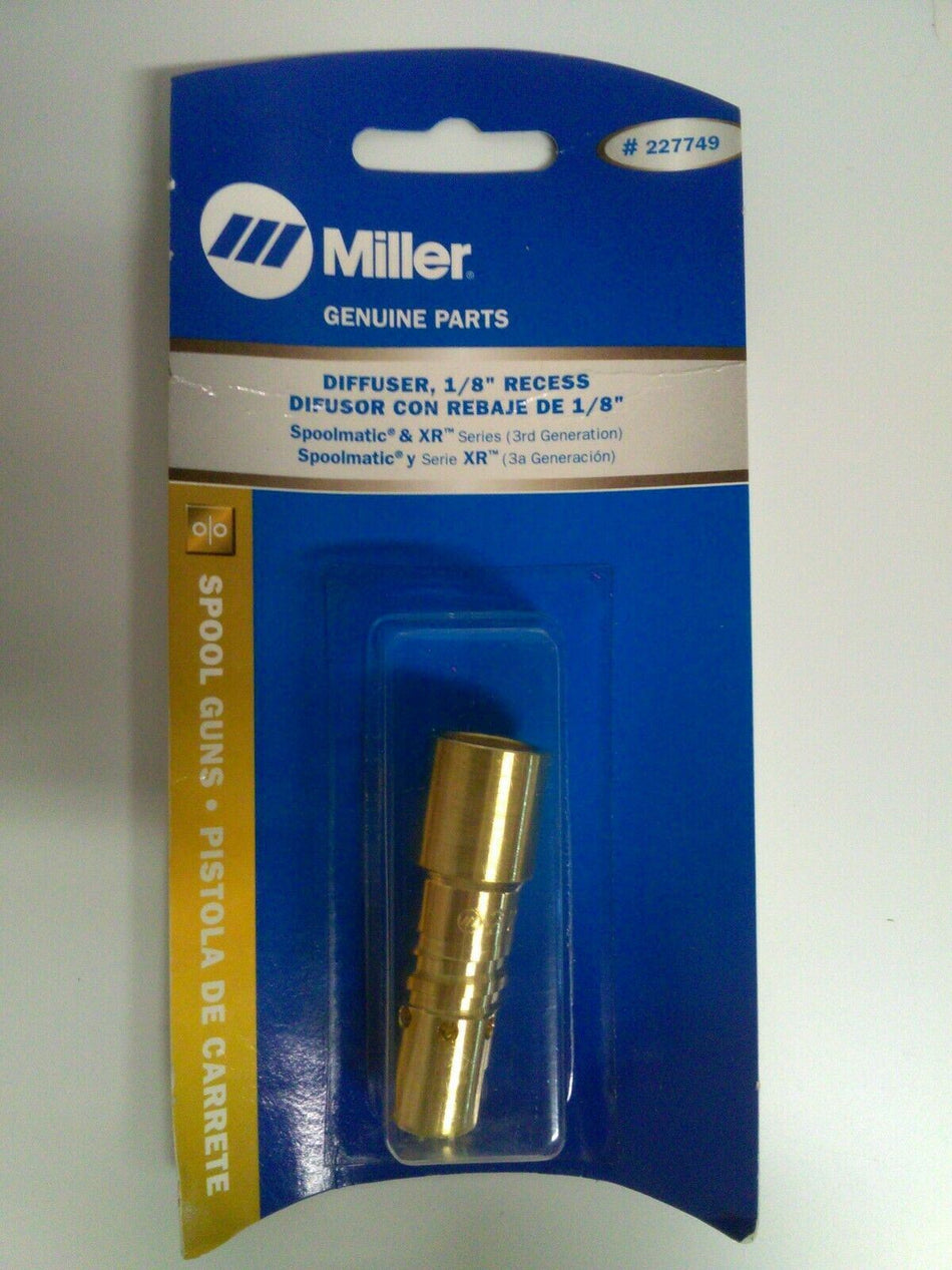 Miller 227749 Diffuser 281/.312 Od Collar Fastip 1/8 R - Miller227749