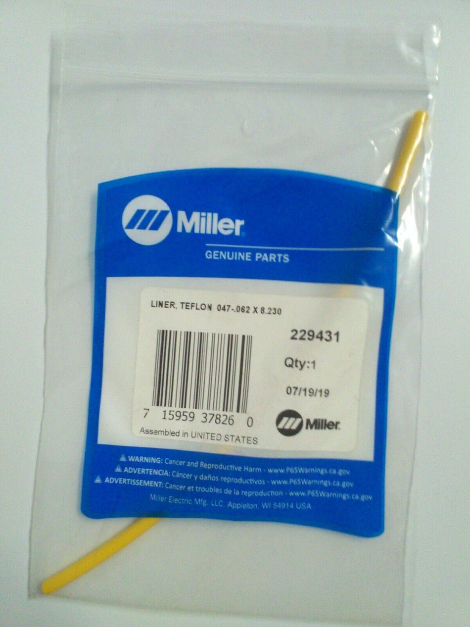 Miller 229431 Mig Teflon Liner PTFE .047 - .062 - Miller229431