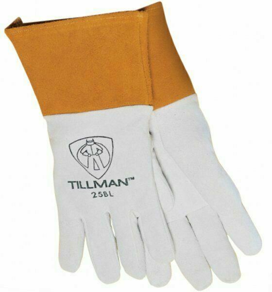 Tillman 25BM Deerskin Split Leather 4" Cuff TIG Welding Gloves - TillmanTillman 25B M