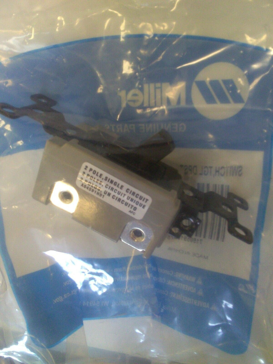 Miller 124511 Toggle Switch DPST 40A 600VAC SCR Term - Miller124511