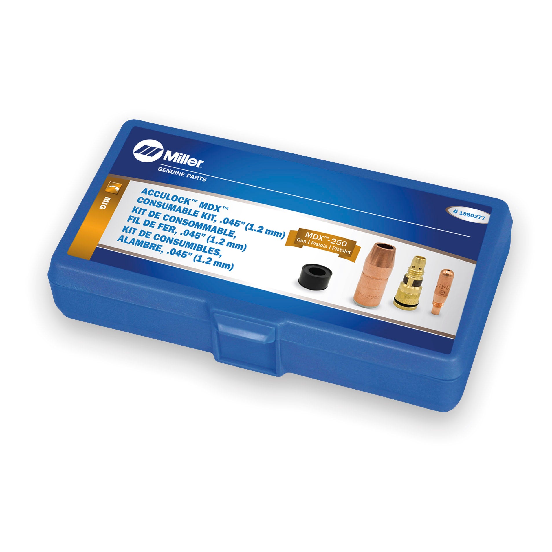 Consumable Kit, 0.045" (1.2 mm) Wire, for use with MDX™-250 MIG Guns.
