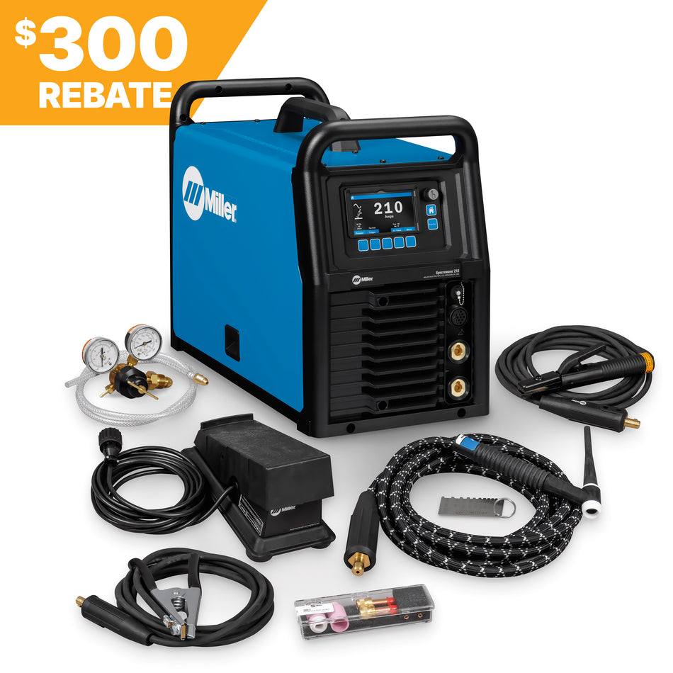 Miller Syncrowave 212 Air Cooled Package 907911