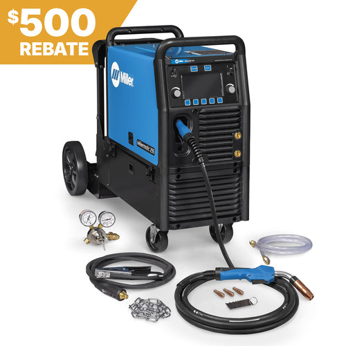 Miller Millermatic 255 MIG/Pulsed MIG Welder w/ EZ-Latch Cart 951766