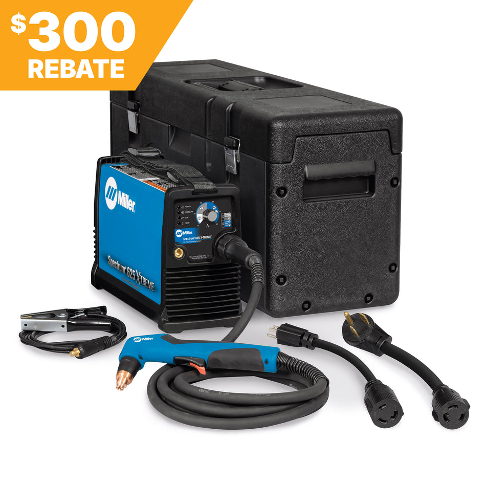 Miller Spectrum 625 X-TREME Plasma Cutter 12-ft. XT40 Quick Connect 907579