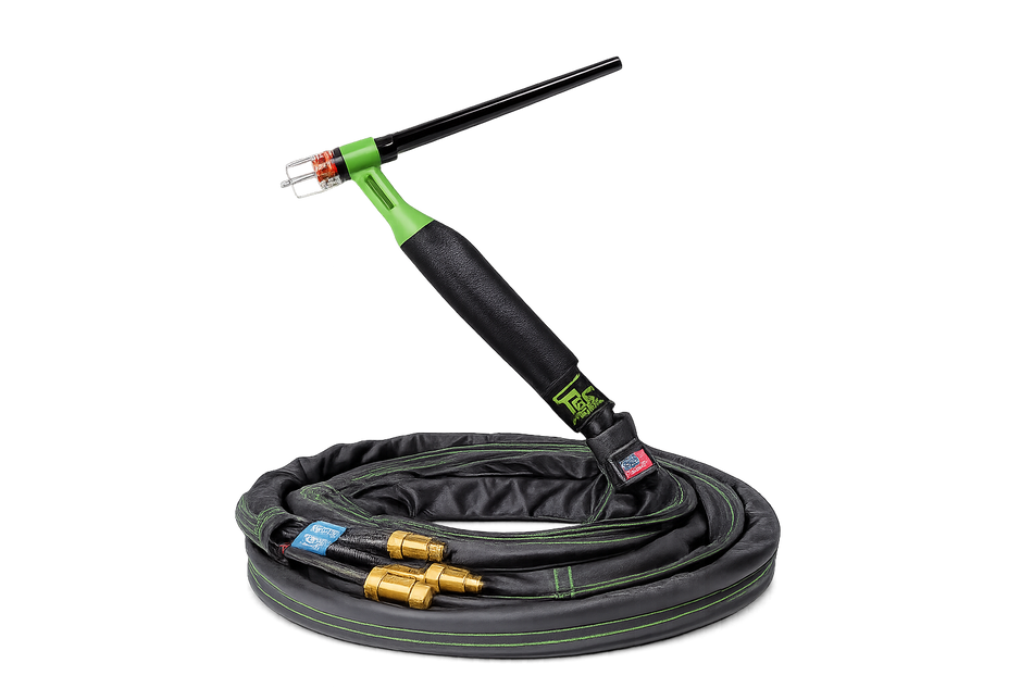 Speedway water cooled Tig torch 25 Ft full view