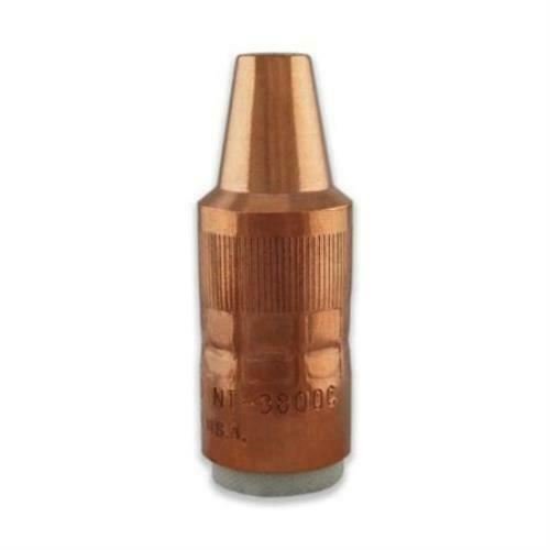 Centerfire Tapered Nozzle Large 3/8" Bore Flush Tip Copper 10 per pkg NT - 3800C - Atlas Welding Supply