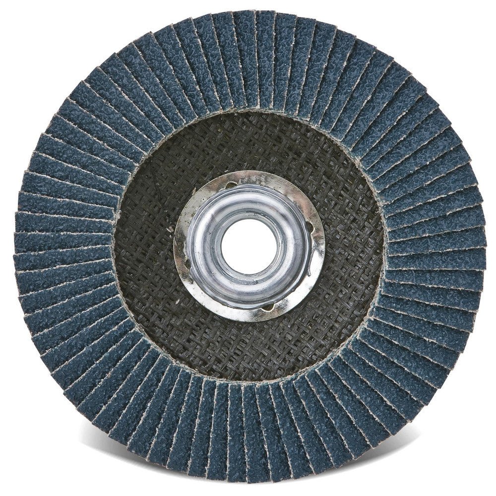 CGW Abrasives 4 - 1/2 x 7/8 Type 27 Flap Discs 40 Grit Zirconia 42302 qty 10 - Atlas Welding Supply