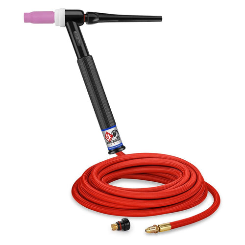 CK Worldwide CK17 Air Cooled TIG Torch Kit 150A 25' 1 - Pc Super - Flex CK17 - 25 - RSF RG - Atlas Welding Supply