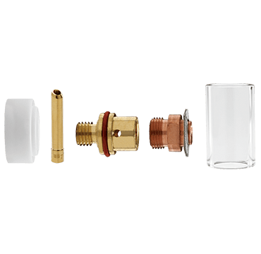 CK Worldwide D2GS332 - P Gas Saver Kit For3/32" With Pyrex Cup - Atlas Welding Supply