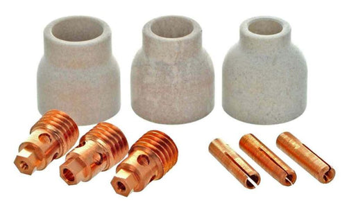 CK Worldwide TIG Accessory Consumable Kit AK - 4GS for 9, 20 Torches - Atlas Welding Supply