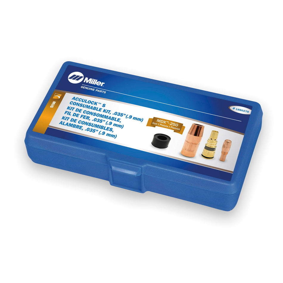 Consumables Kit, Heavy Duty, 0.035" (0.9 mm), for use with MDX™ - 250 MIG Guns. - Atlas Welding Supply