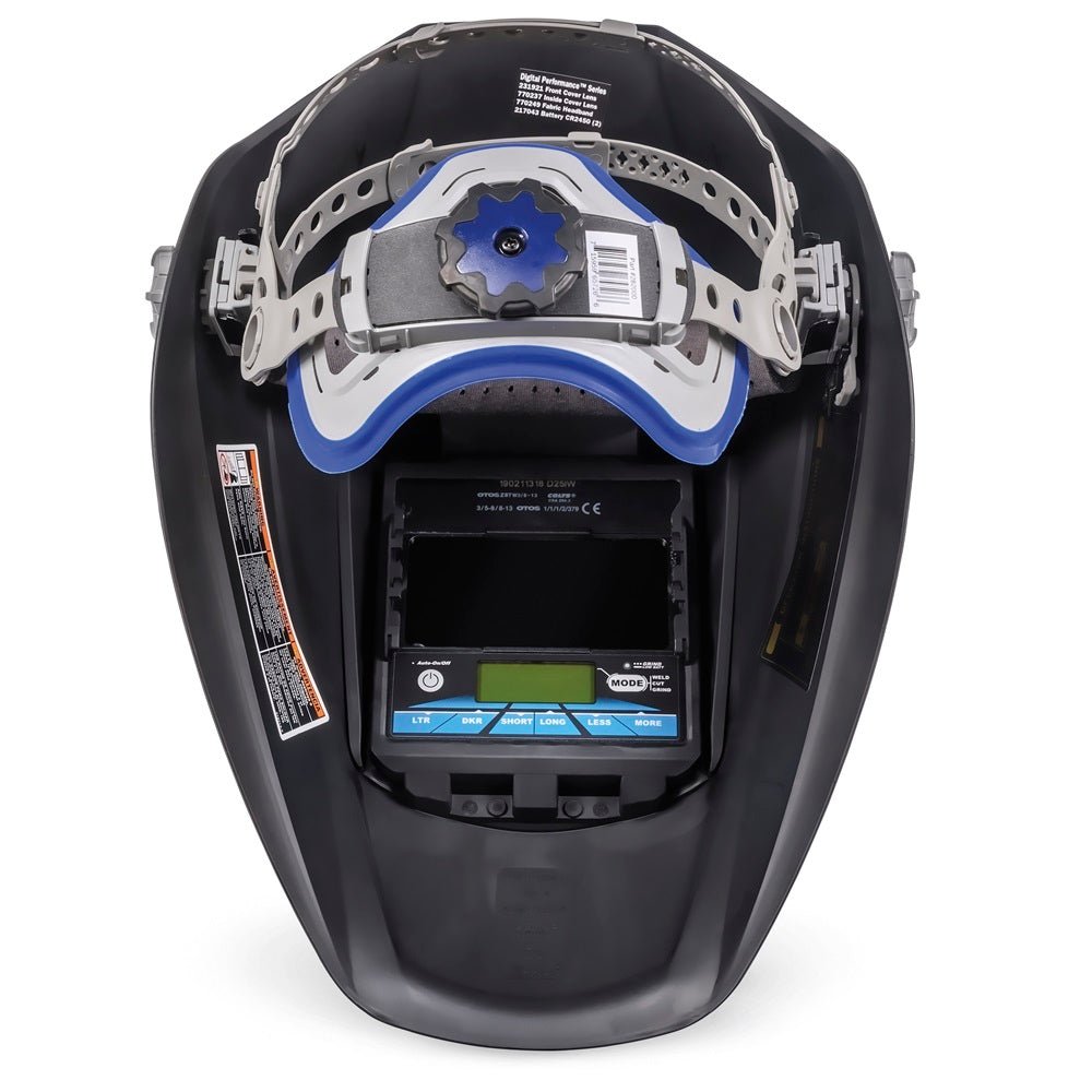 Miller Welding Helmet Auto Darkening Digital Performance, Black 289842 - Miller289842