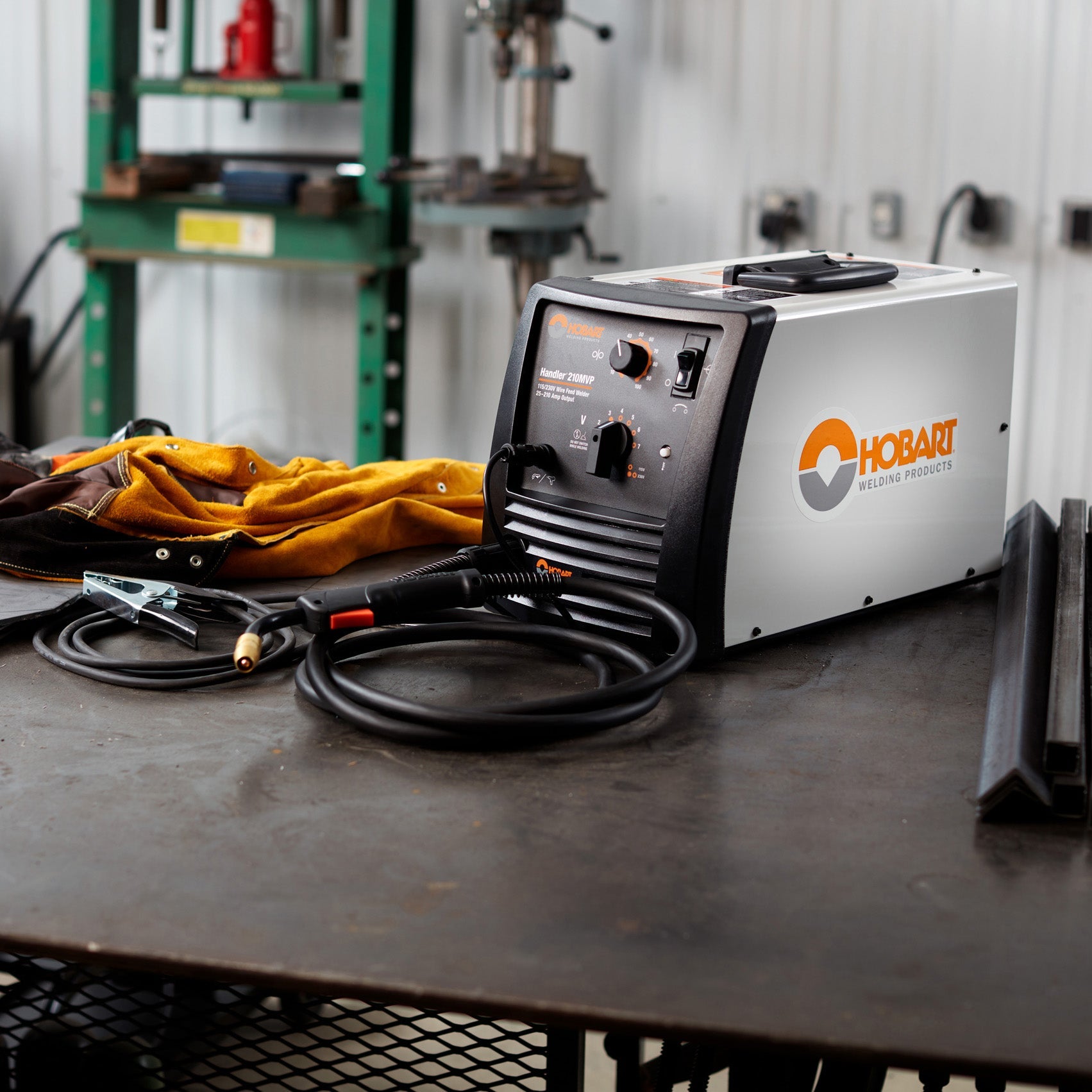 Hobart Handler 210 Mig Welder W / MVP 500553 - Atlas Welding Supply