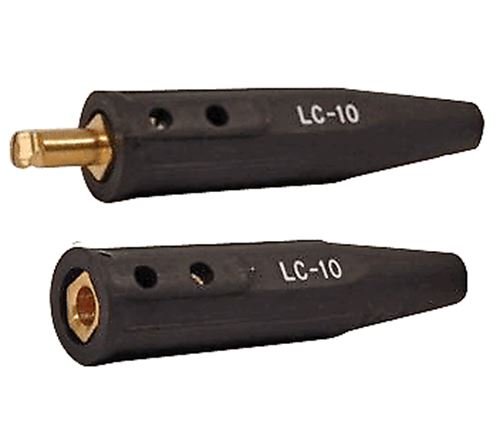 Lenco Model LC - 10 BLACK Cable Connector Set Cable Sizes 4 - 1/0, Item# 05040 - Atlas Welding Supply