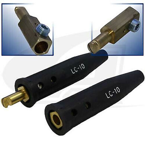 Lenco Model LC - 10 BLACK Cable Connector Set Cable Sizes 4 - 1/0, Item# 05040 - Atlas Welding Supply