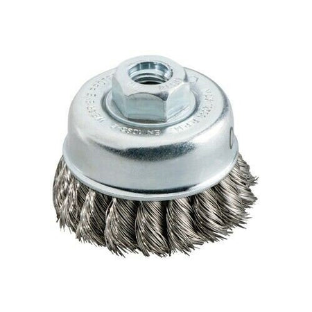 Metabo CUP BRUSH 65X0.5 MM/ 5/8" Steel Wire Twisted (623804000) - Atlas Welding Supply