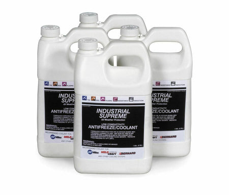 Miller 043810 Low Conductivity Antifreeze Coolant for TIG (Case of 4) - Atlas Welding Supply