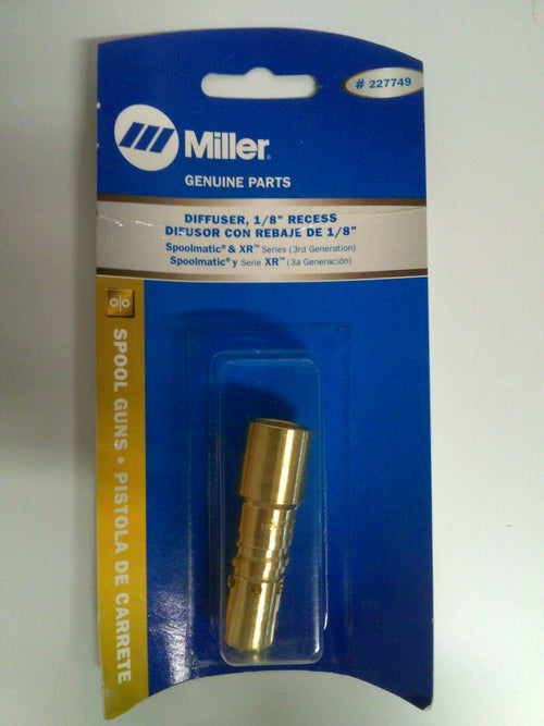 Miller 227749 Diffuser 281/.312 Od Collar Fastip 1/8 R - Atlas Welding Supply