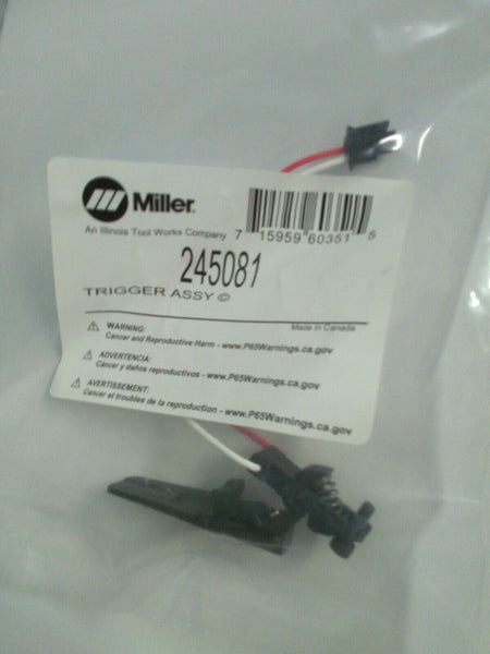 Miller 245081 Trigger Assembly Aluma Pro (Molded) - Atlas Welding Supply