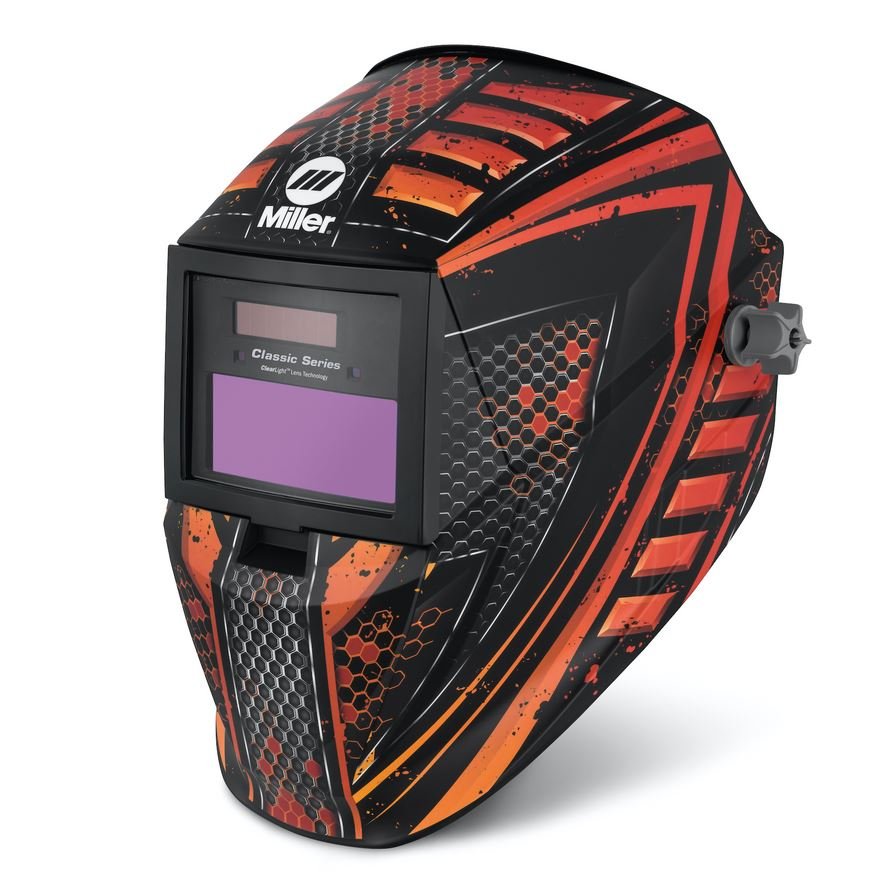 Miller 291189 Classic Series Welding Helmet with ClearLight Lens Hex - Atlas Welding Supply