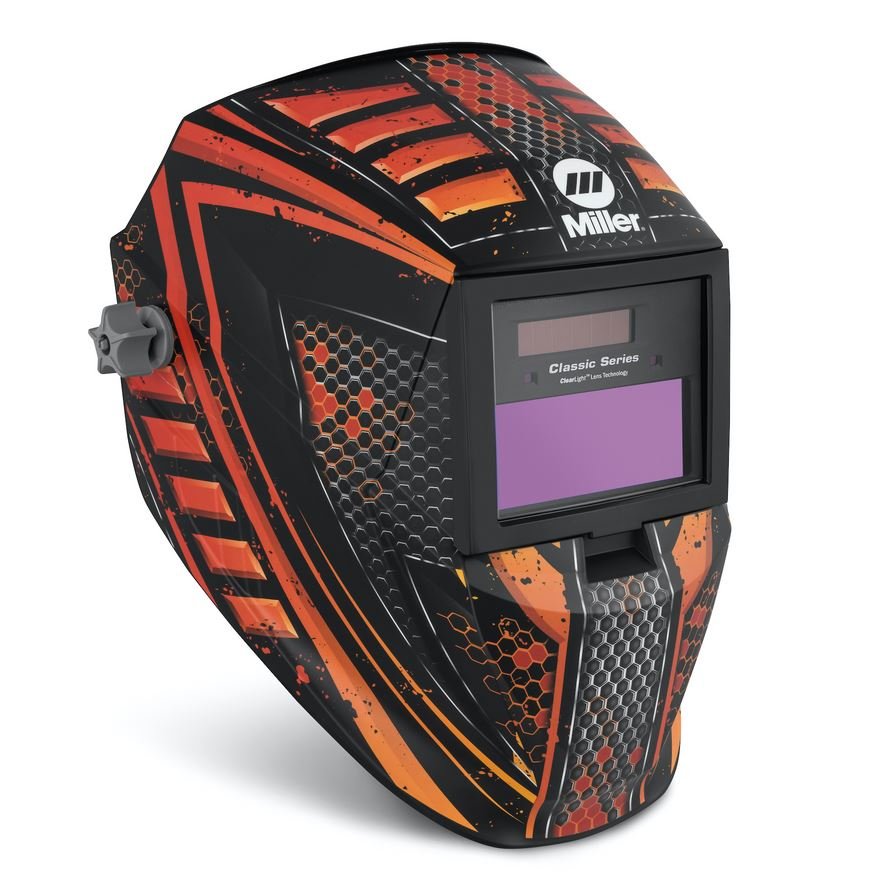 Miller 291189 Classic Series Welding Helmet with ClearLight Lens Hex - Atlas Welding Supply