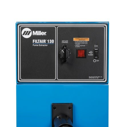 Miller 300595 FILTAIR 130 Portable Weld Fume Extractor - Atlas Welding Supply