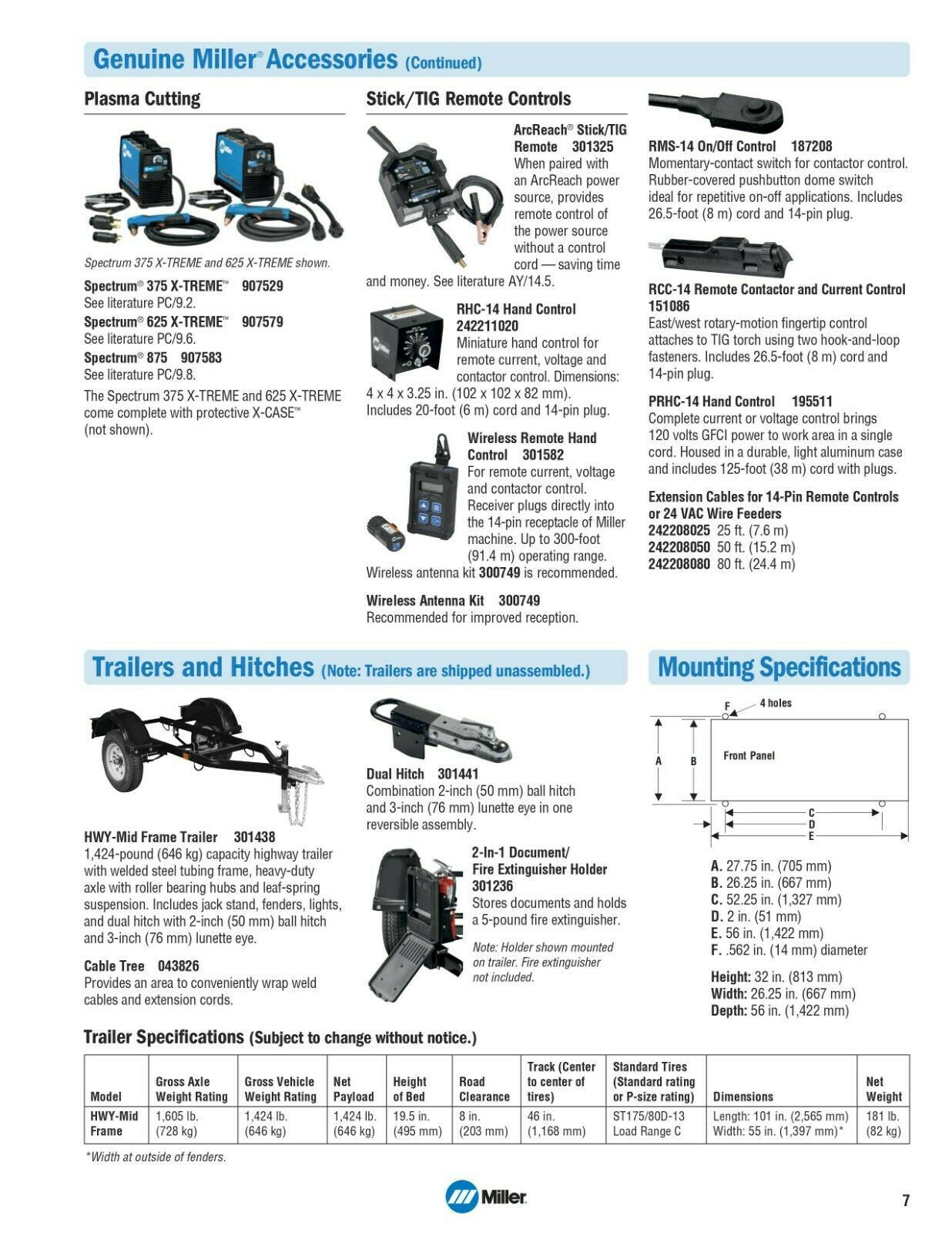 Miller Big Blue 400 Pro Engine Driv Welder Generator (Kubota) Multiproses 907732 - Atlas Welding Supply