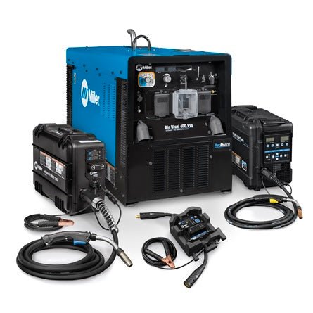 Miller Big Blue 400 Pro Engine Driven Welder Generator (Kubota) & WIC 907732013 - Atlas Welding Supply