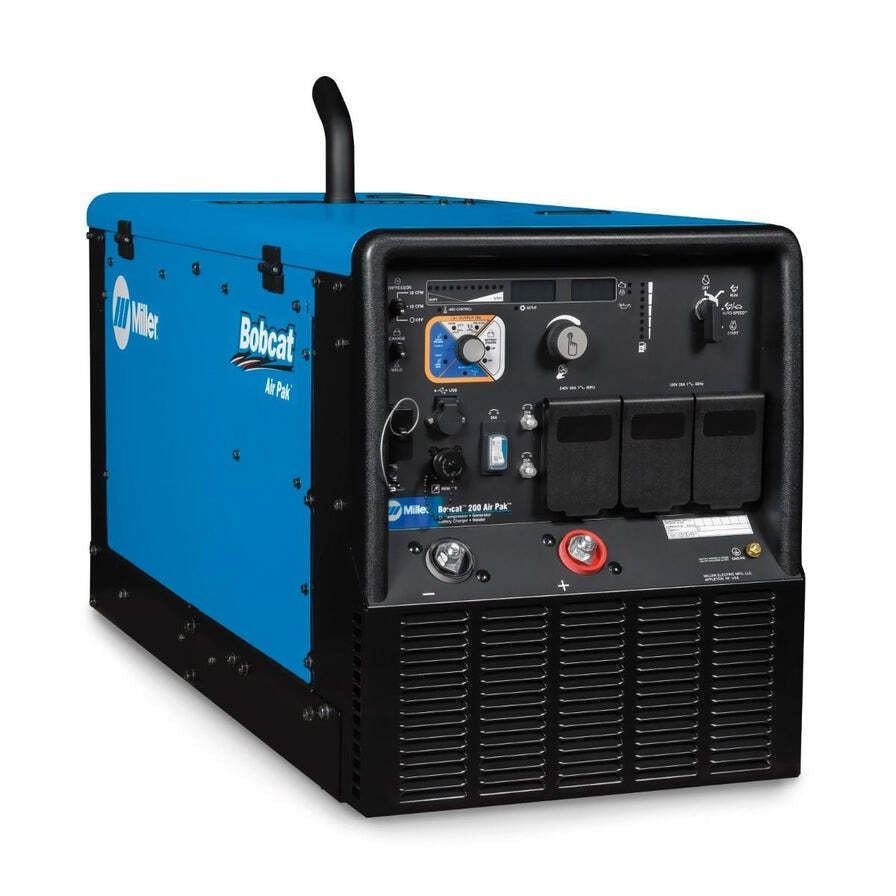 Miller Bobcat 200 Air Pak Welder Generator Diesel 907760 - Atlas Welding Supply