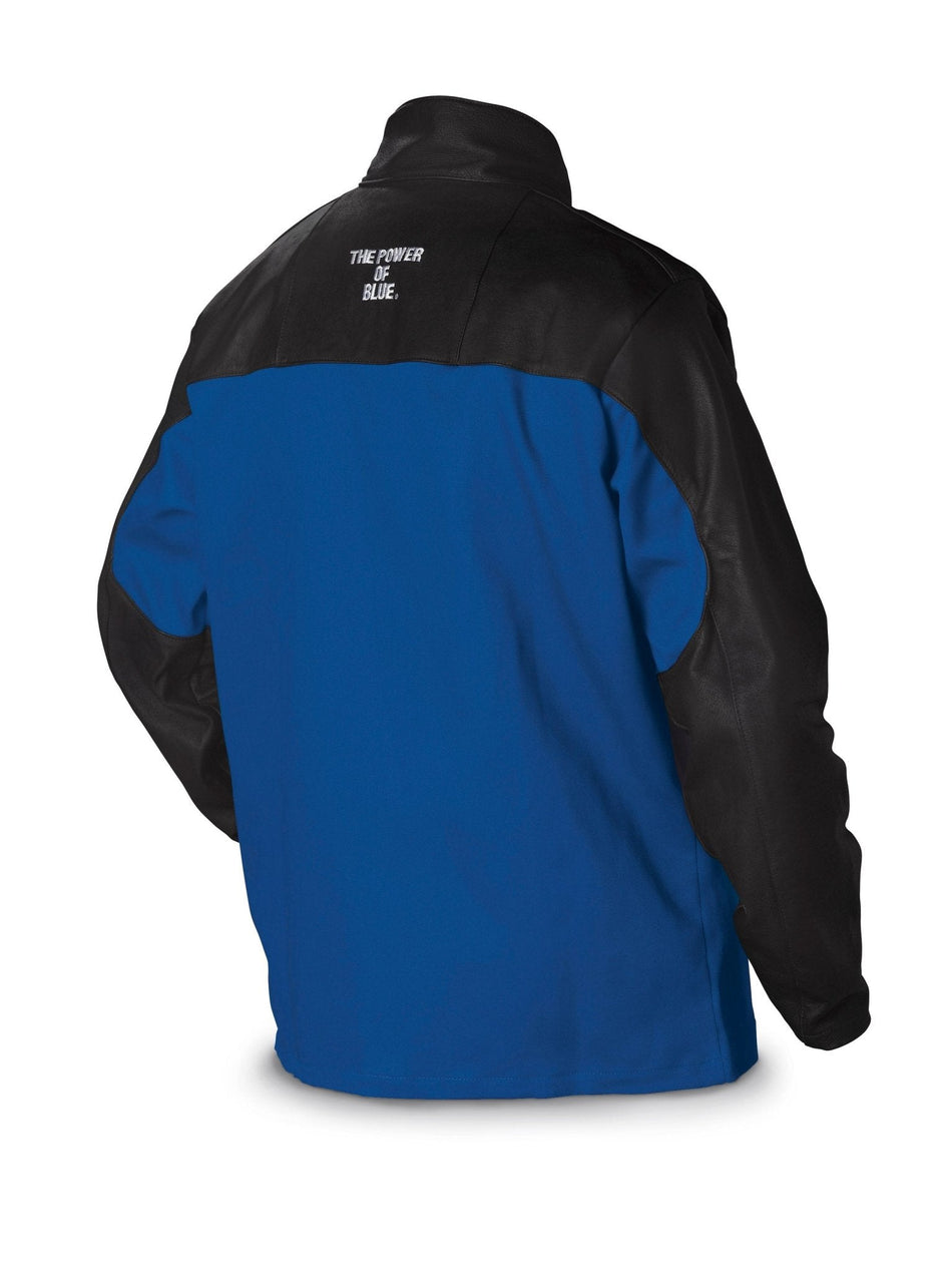 Miller Combo Welding Jacket Fr Cotton / Leather 231081, 231082, 231083, 231084 - Atlas Welding Supply