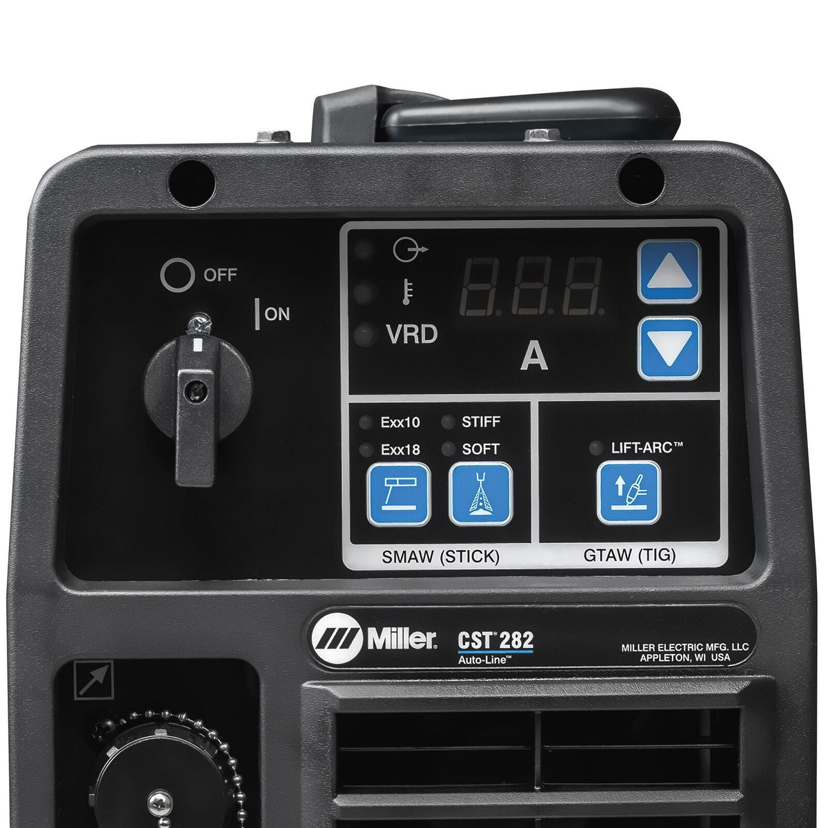 Miller CST 282 208 - 575V, Stick And Tig Welder Dinse 907810 - Atlas Welding Supply