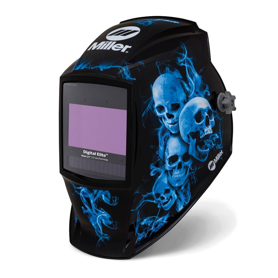 Miller Digital Elite Welding Helmet Blue Rage II, Clearlight 2.0 281010 - Atlas Welding Supply