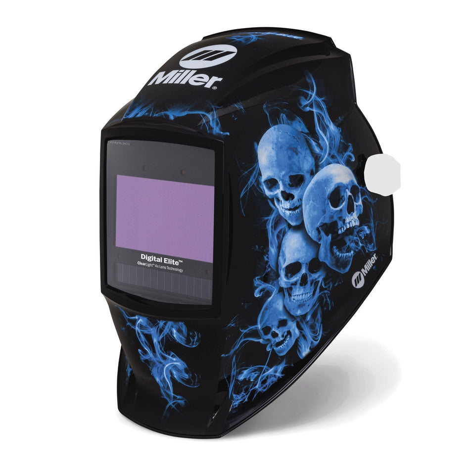 Miller Digital Elite Welding Helmet Blue Rage II, Clearlight 4x 296774 - Atlas Welding Supply